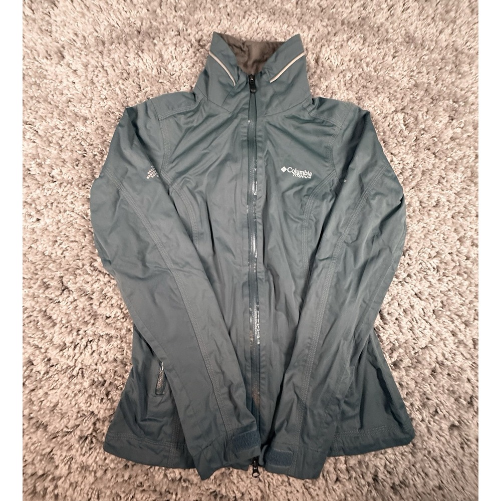 Women's Columbia Sportswear‎ Titanium Sage Green Lightweight Full Zip Jacket, S
